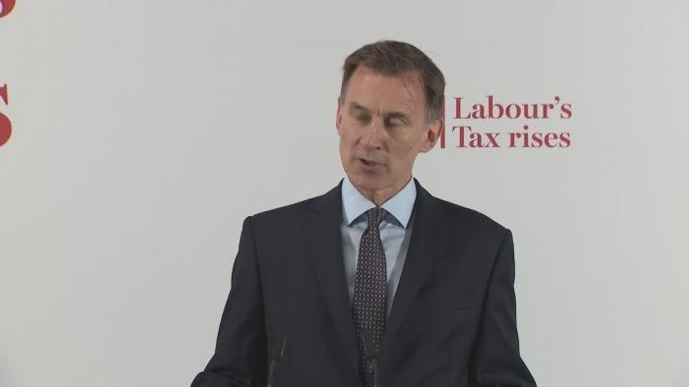 Jeremy Hunt: Labour election win would be ‘profound and damaging for every family’